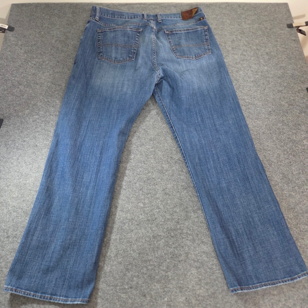 Lucky Brand 181 Relaxed Straight Mens Blue Denim Jeans 38x32 Medium Wash - Picture 7 of 8